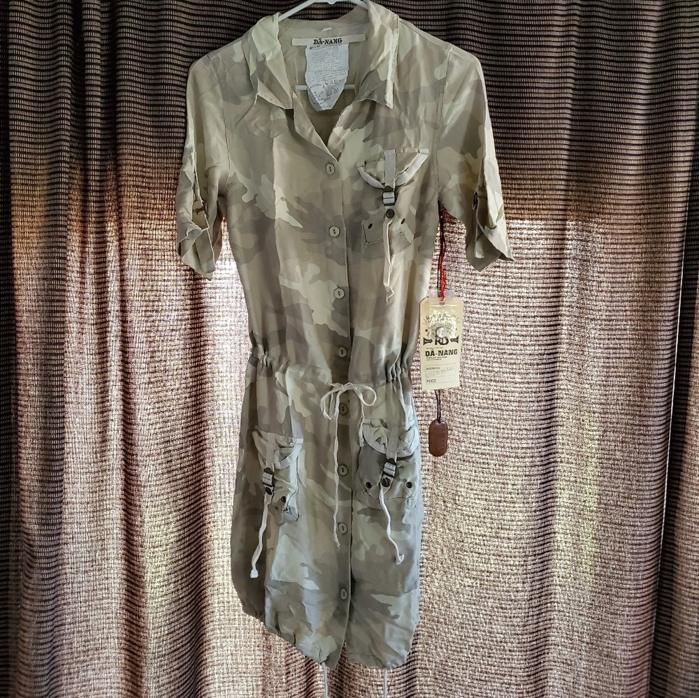 DA-NANG MILITARY SILK SUMMER DRESS